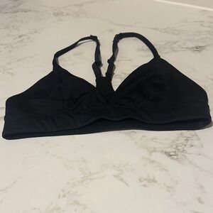 Girlfriend Collective Black Women's Bralette, SZ small; racerback style
